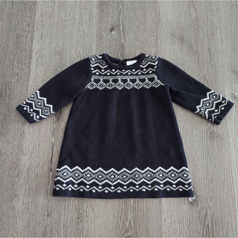 Hannah Andersson Winter Wonderland Sweater Dress Size 70